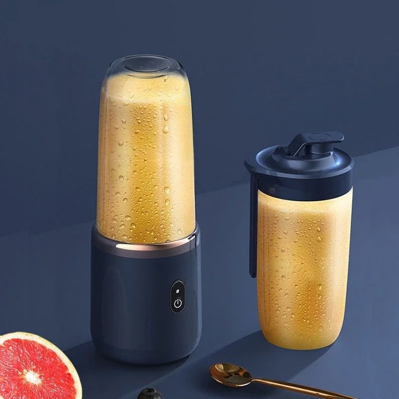 Mini Licuadora Portátil Recargable USB – 6 Cuchillas | Ideal para Jugos y Batidos